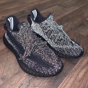 adidas Yeezy Boost 350 v2 black static reflective
